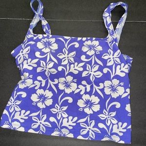 island floral bath top